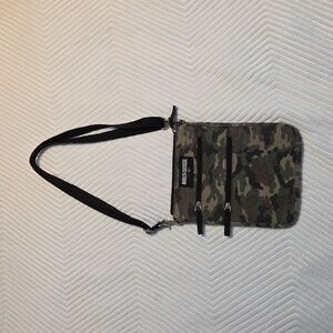 Harley-Davidson Camouflage Messenger Bag with Black Strap